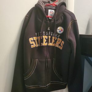 Pittsburgh Steelers fleece zip up jacket